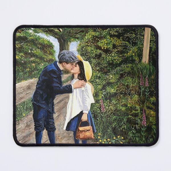 Item preview, FIRST KISS IN A DEVON LANE designed and sold by Mackenzie Moulton International Artist .