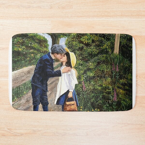 Item preview, FIRST KISS IN A DEVON LANE designed and sold by Mackenzie Moulton International Artist .