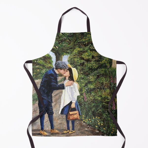 Item preview, FIRST KISS IN A DEVON LANE designed and sold by Mackenzie Moulton International Artist .