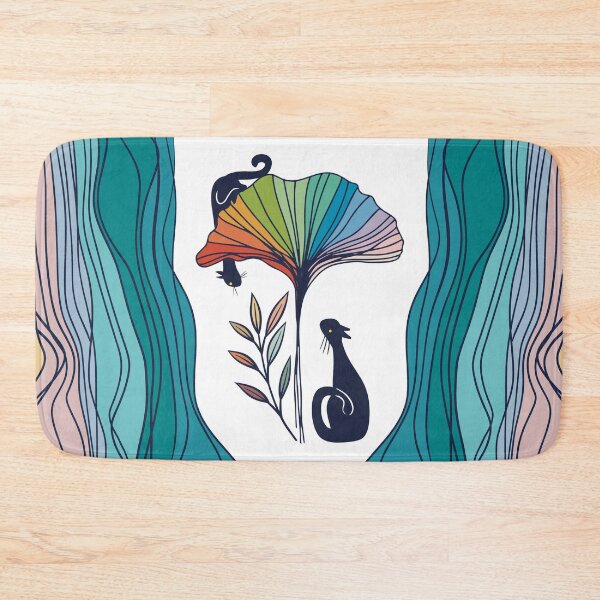 Item preview, Rainbow Flower Cats designed and sold by IvysCreativityHouse.
