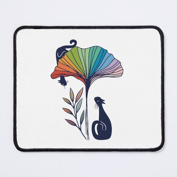 Item preview, Rainbow Flower Cats designed and sold by IvysCreativityHouse.