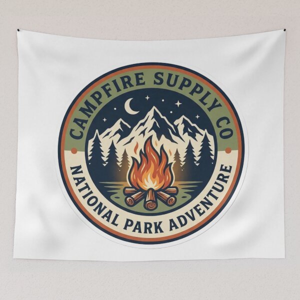 Item preview, Campfire Supply Co National Park Adventure designed and sold by StickyGuys.