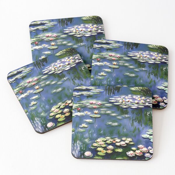 Item preview, Water Lilies: Impression of Reflections & Blossoming Surfaces (40) designed and sold by artdesignsnow.