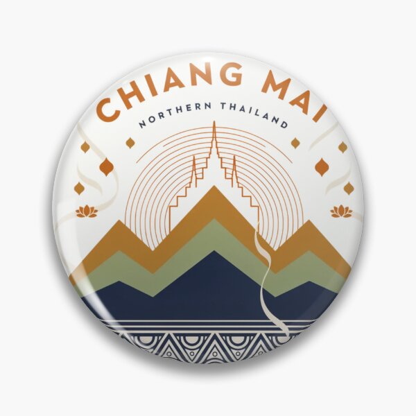Item preview, World travel fly to  Chiangmai,Thailand abstract design , brafdesign  designed and sold by Brafdesign.
