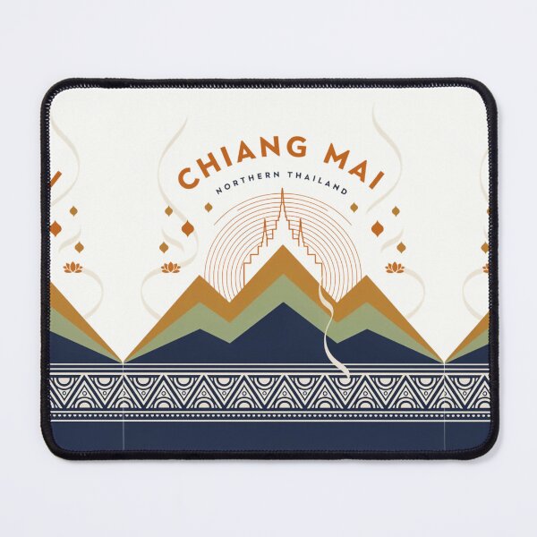 Item preview, World travel fly to Chiangmai,Thailand abstract design , brafdesign designed and sold by Brafdesign.