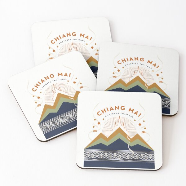 Item preview, World travel fly to  Chiangmai,Thailand abstract design , brafdesign  designed and sold by Brafdesign.