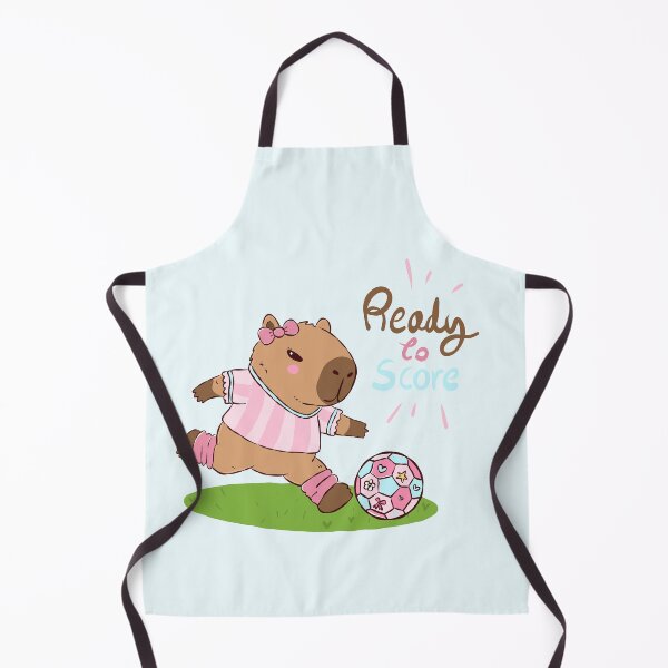 Item preview, Cute Capybara Ready to Score designed and sold by lichichu.