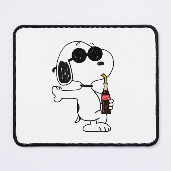 Item preview, Cool Cartoon Dog Drinking Soda Wearing Sunglasses designed and sold by RustBloomart.