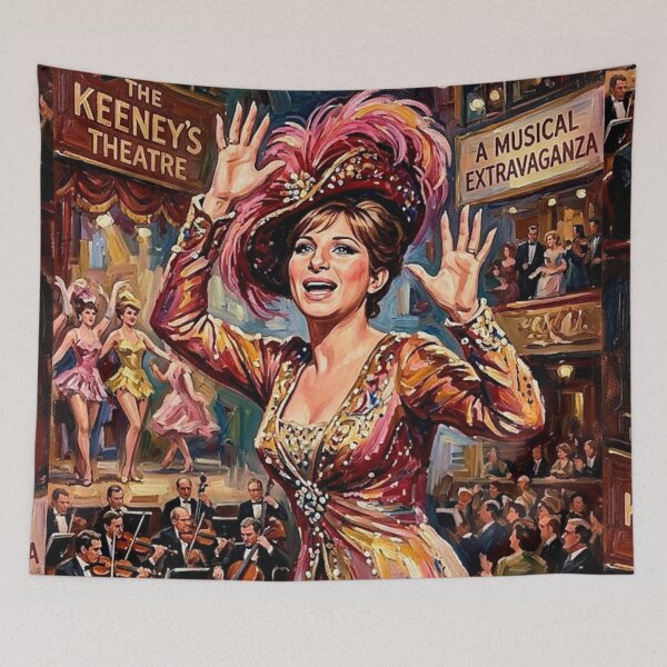 Item preview, The Greatest Star. – Funny Girl Fine Art Print designed and sold by Art's Diner.