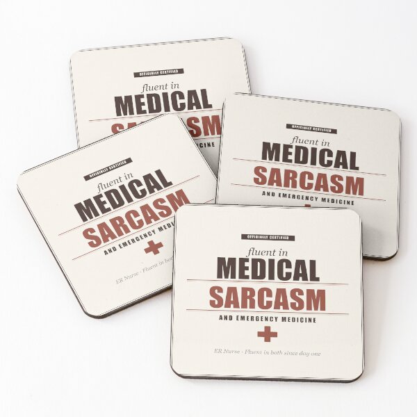 Item preview, Fluent In Medical Sarcasm ER Nurse Shirt Funny Emergency Room Nursing Gift designed and sold by Urbancraftup.