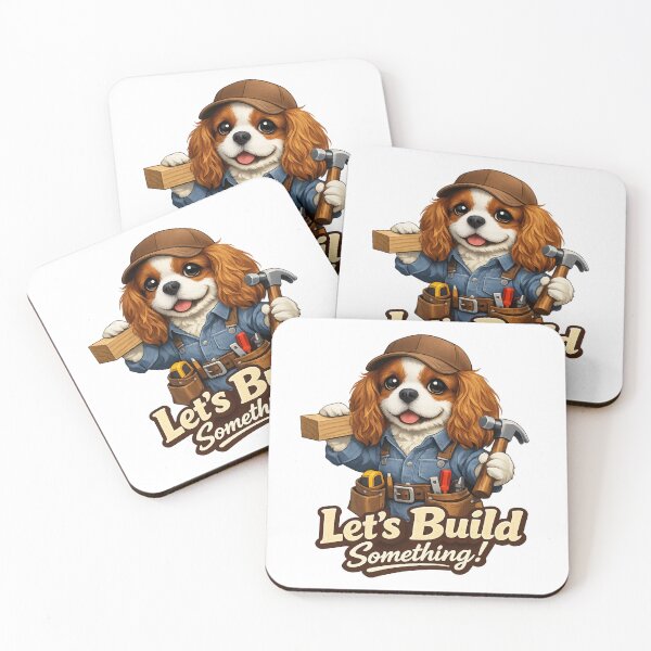 Item preview, Let's Build Something Blenheim Cavalier designed and sold by SpottyRainbow.
