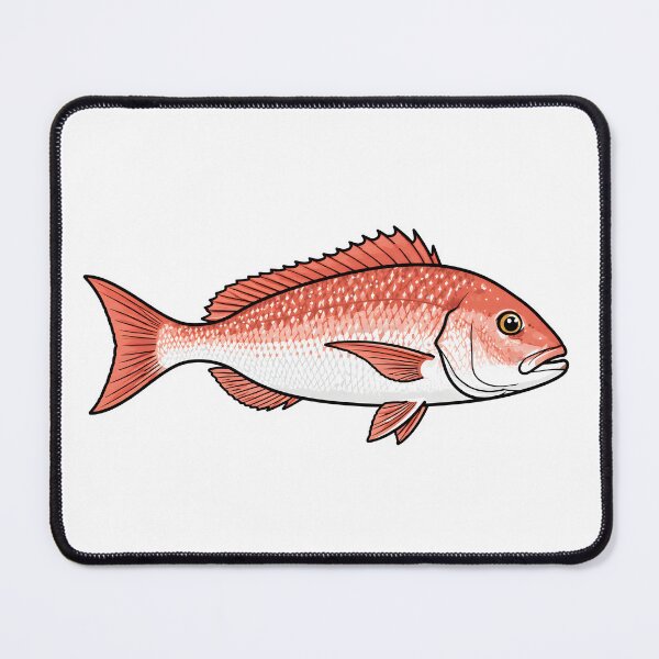 Item preview, Red Snapper Heritage Reef Fish Artwork designed and sold by WhoopWhoopCo.