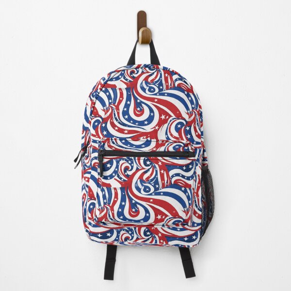 Item preview, Abstract Stars and Stripes Swirl Pattern designed and sold by ArtDzignsZA.