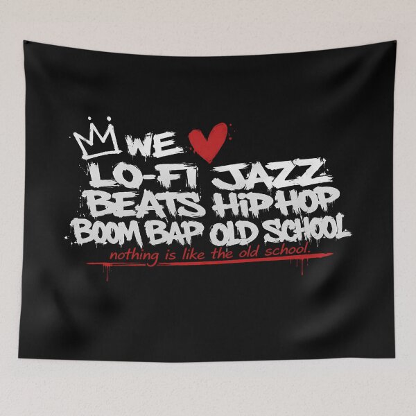 Item preview, We love it - Old School Hip Hop Streetwear Design designed and sold by Salimgor Hangaround Music.