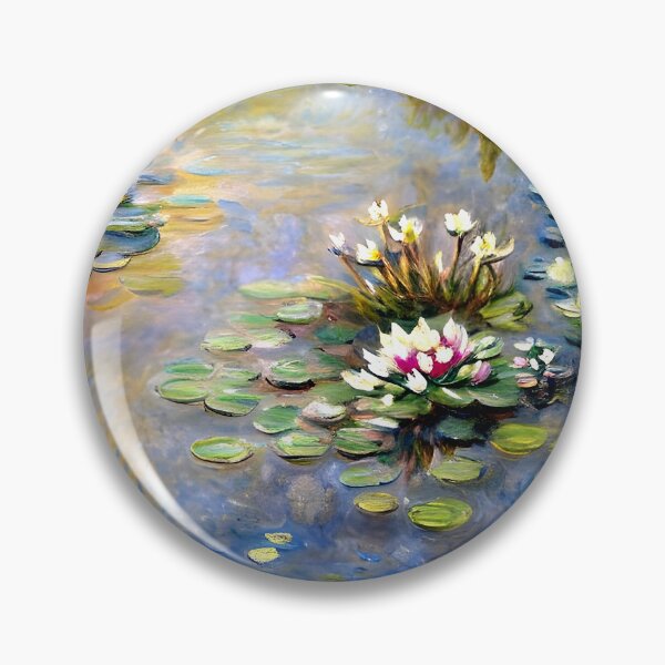 Item preview, Water Lilies: Impression of Reflections & Blossoming Surfaces (41) designed and sold by artdesignsnow.