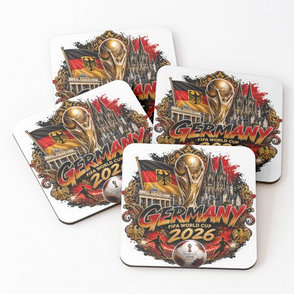 Item preview, Germany 2026 World Cup Sticker | German Football Trophy Poster | Germany Soccer Fan Art designed and sold by NorthernDk_art .