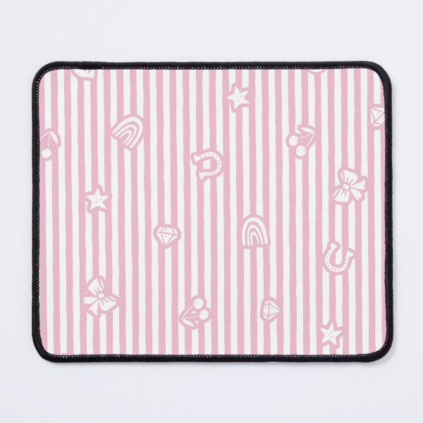 Item preview, Lucky Icon Cabana Stripe Coquette Folk Heirloom Girl Nurserie Blush designed and sold by RenattaZare.