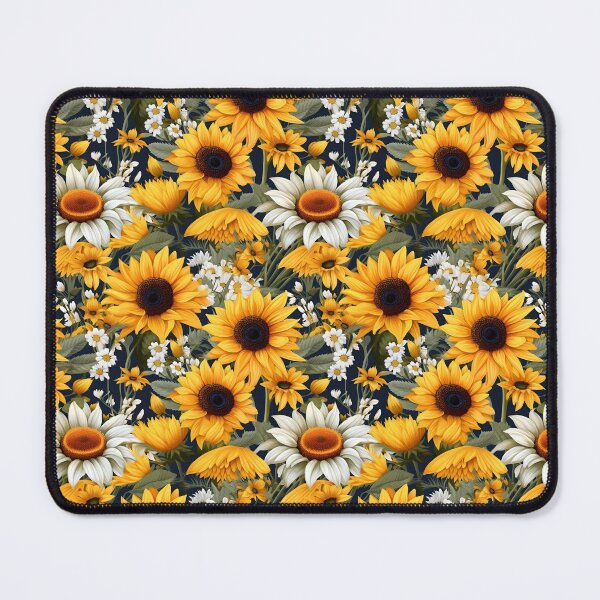 Item preview, Sunflower Wildflower Floral Pattern Design designed and sold by Canvas-Whispers.