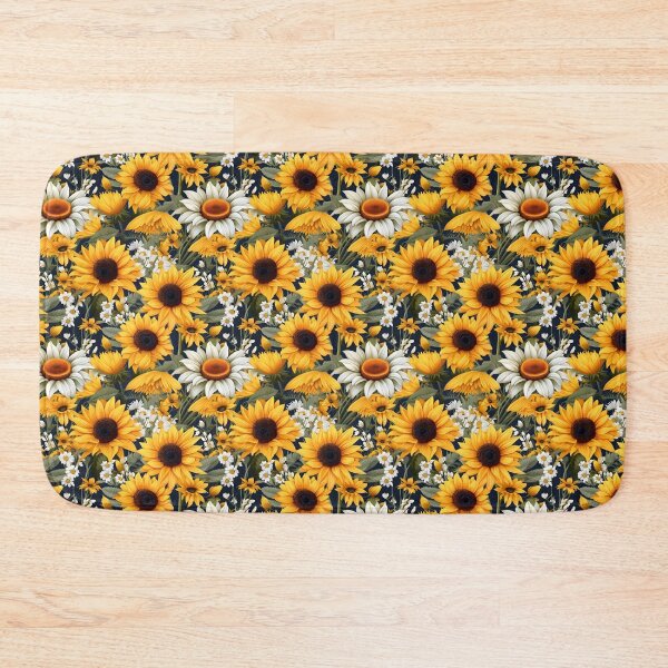 Item preview, Sunflower Wildflower Floral Pattern Design designed and sold by Canvas-Whispers.