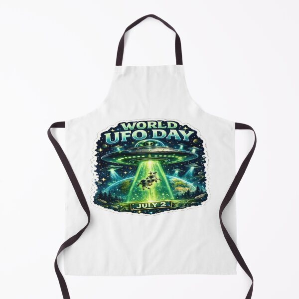 Item preview, World UFO Day Sticker – Alien Abduction Theme (July 2) designed and sold by Artisan Finds Online.