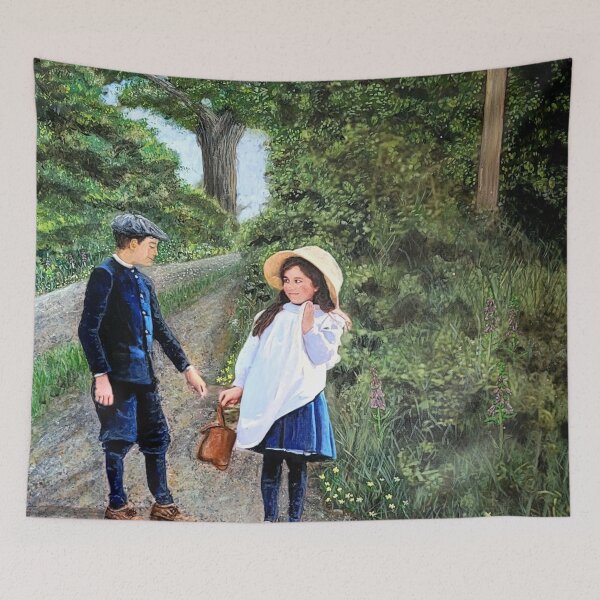 Item preview, CHILDHOOD MEMORIES IN A DEVON LANE designed and sold by Mackenzie Moulton International Artist .