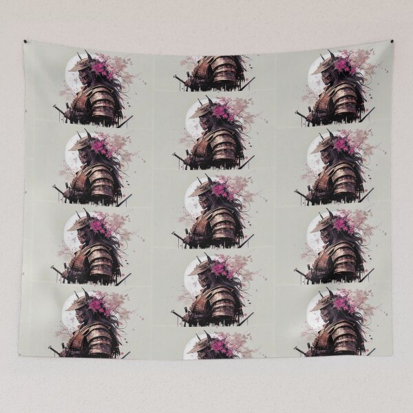 Item preview, Oni Samurai and Sakura Moon designed and sold by EchoWave11.