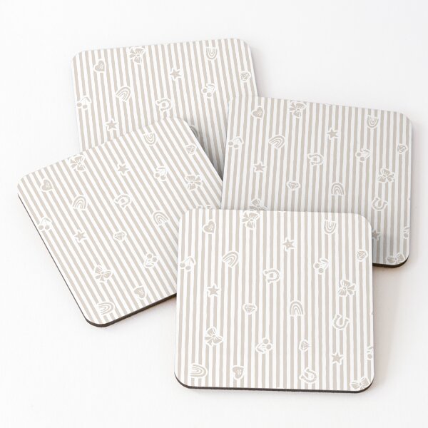 Item preview, Lucky Icon Cabana Stripe Coquette Folk Heirloom Girl Nurserie Linen designed and sold by RenattaZare.