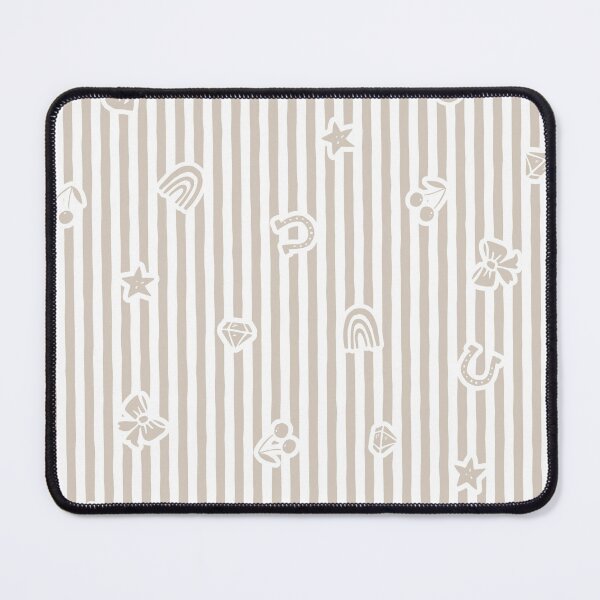 Item preview, Lucky Icon Cabana Stripe Coquette Folk Heirloom Girl Nurserie Linen designed and sold by RenattaZare.