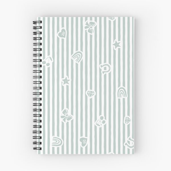 Item preview, Lucky Icon Cabana Stripe Coquette Folk Heirloom Girl Nurserie Mist designed and sold by RenattaZare.
