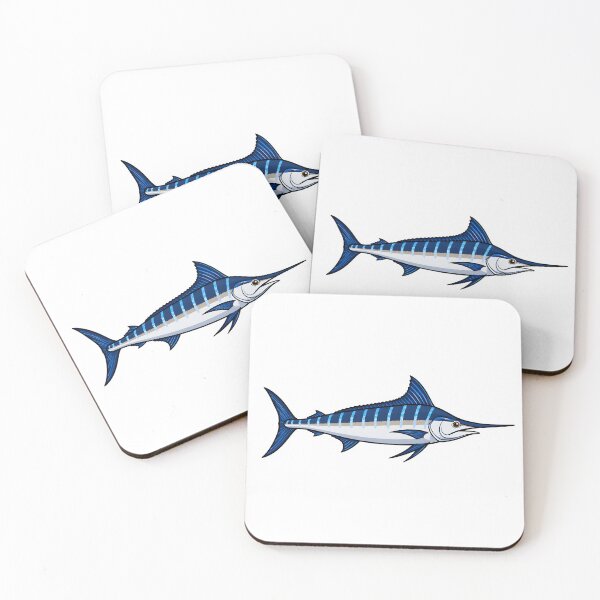 Item preview, Striped Marlin Heritage Offshore Fish Artwork designed and sold by WhoopWhoopCo.