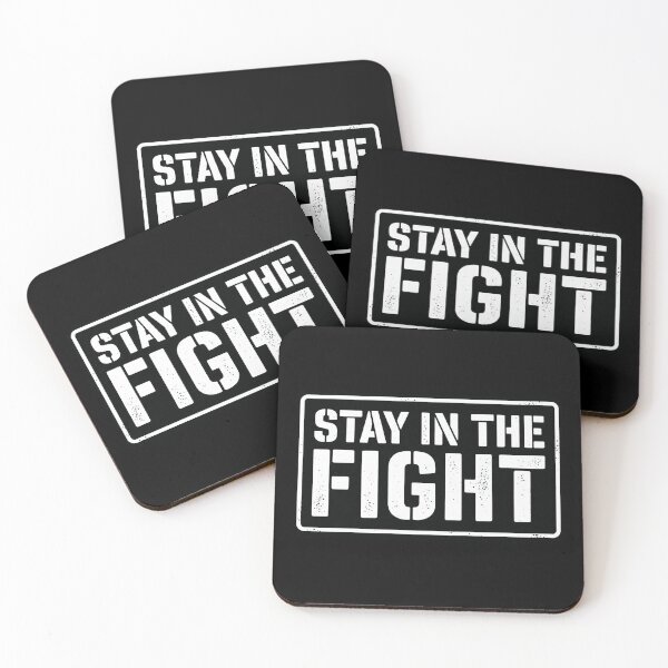 Item preview, Stay In The Fight Military Morale Patch Tactical Operator Sticker designed and sold by theminimalzone.