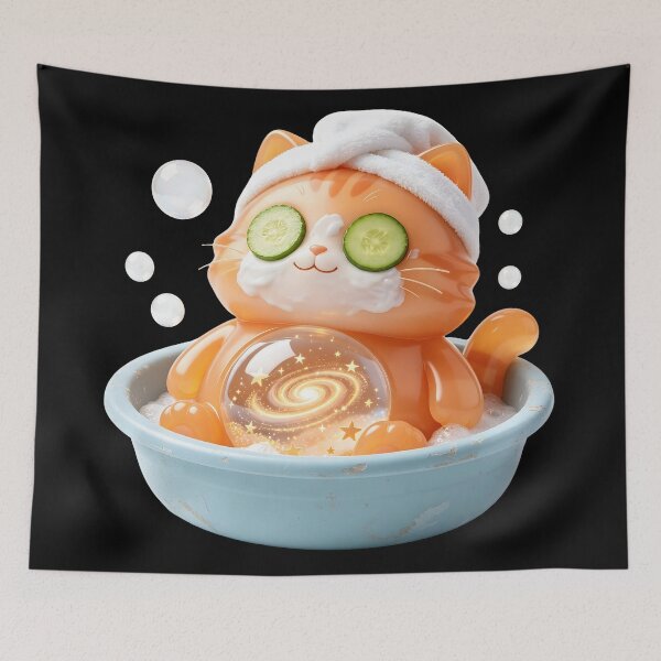 Item preview, Emerald Cat - Self-Care Sunday: Premium Soul on a Budget designed and sold by ABYSSLAB.