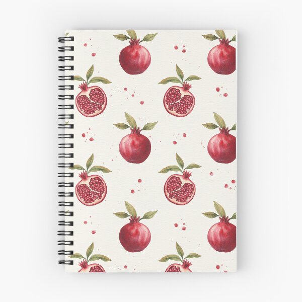 Item preview, Watercolor Pomegranate Fruit Pattern Design designed and sold by Canvas-Whispers.