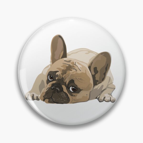 Item preview, Cute French Bulldog Resting Illustration designed and sold by DailyDoodlesBySumbul.