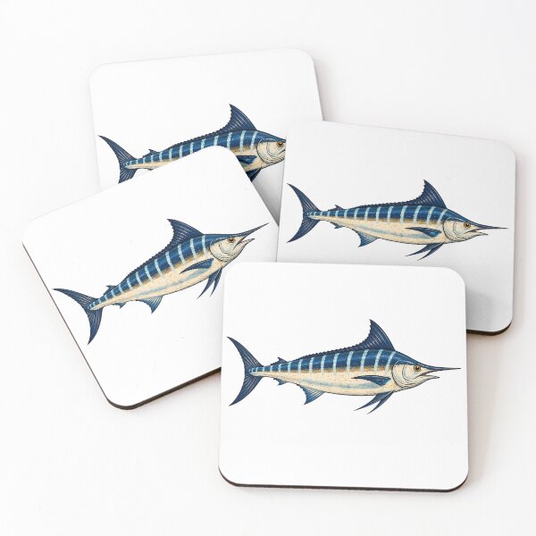 Artikelvorschau, Striped Marlin Classic Gamefish Artwork Design entworfen und verkauft von WhoopWhoopCo.
