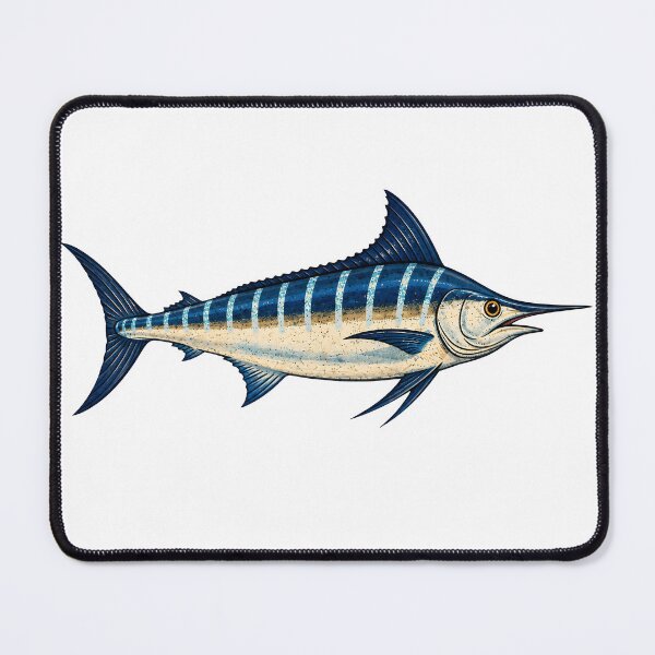 Item preview, Striped Marlin Classic Gamefish Artwork Design designed and sold by WhoopWhoopCo.