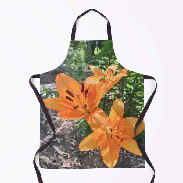 Item preview, Orange Lily Flowers Blooming In Summer Garden Photography designed and sold by Be Captured by Brittany Emma.