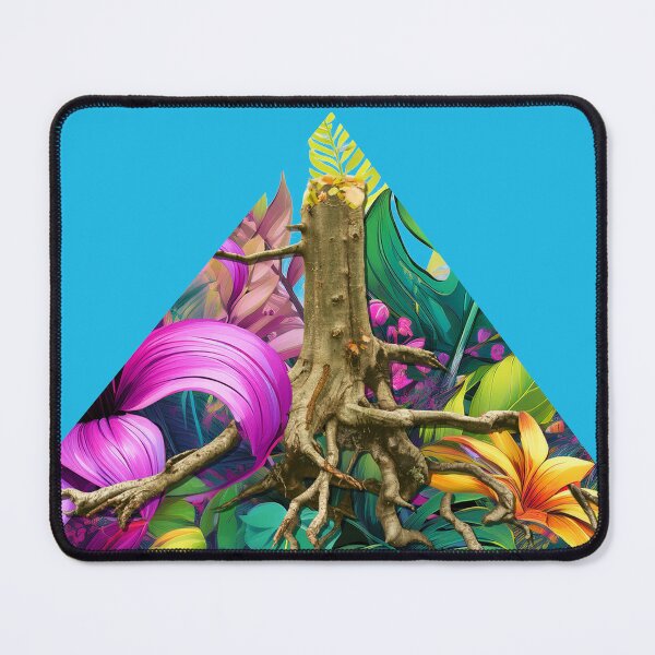 Item preview, Psychedelic Tree Triangle designed and sold by Les Pix'n'Pop de Lara.
