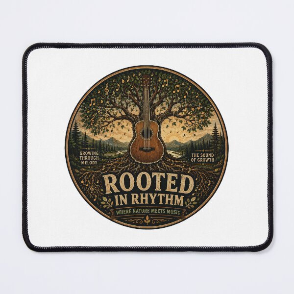 Item preview, Rooted in Rhythm | Guitar Tree Nature Music Art designed and sold by NatureHarmony16.