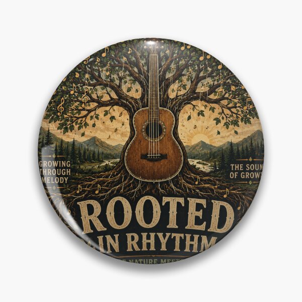 Item preview, Rooted in Rhythm | Guitar Tree Nature Music Art designed and sold by NatureHarmony16.