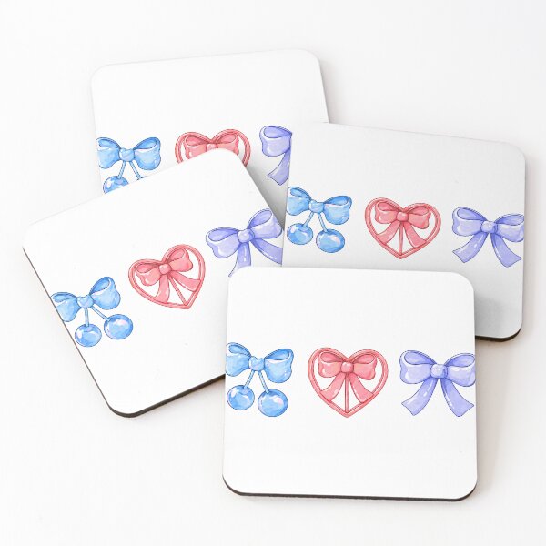 Item preview, Glossy Pastel Bow Charm Set designed and sold by Sprinkle12345.