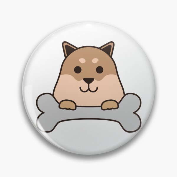 Item preview, Cute Puppy with Bone Illustration designed and sold by DailyDoodlesBySumbul.
