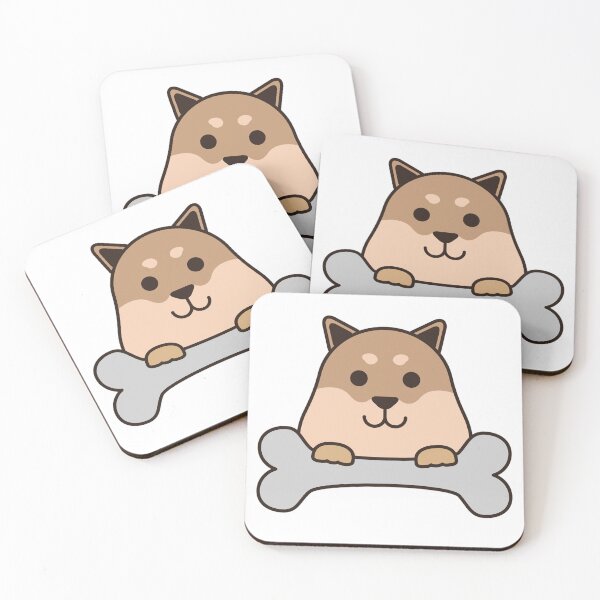 Item preview, Cute Puppy with Bone Illustration designed and sold by DailyDoodlesBySumbul.