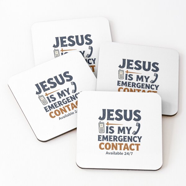 Item preview, Jesus Is My Emergency Contact Retro Faith Graphic Tee designed and sold by EverFind.