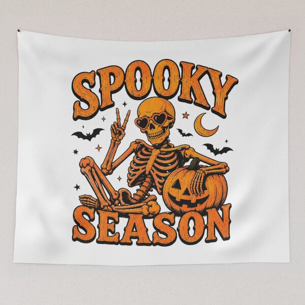Item preview, Spooky season vibes with skeleton fun designed and sold by Side Quest Co..