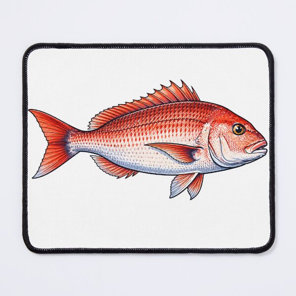 Item preview, Red Snapper Classic Reef Angler Artwork designed and sold by WhoopWhoopCo.