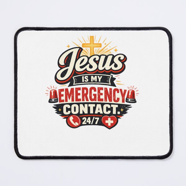 Item preview, Jesus Is My Emergency Contact Funny Christian designed and sold by EverFind.