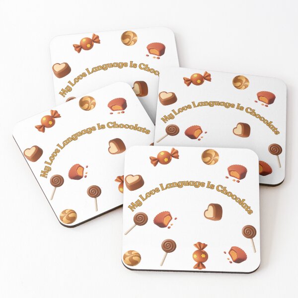 Item preview, My Love Language Is Chocolate Cute Chocolate Lover Design designed and sold by VariusDesigns.