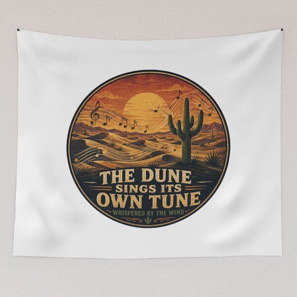 Item preview, The Dune Sings Its Own Tune | Desert Music Art designed and sold by NatureHarmony16.