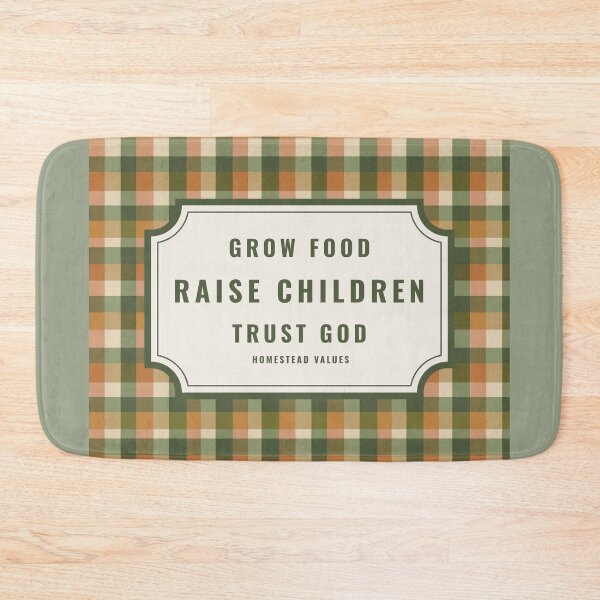 Item preview, Grow Food Raise Children Trust God | Farmhouse Design designed and sold by Bound for Wonder.